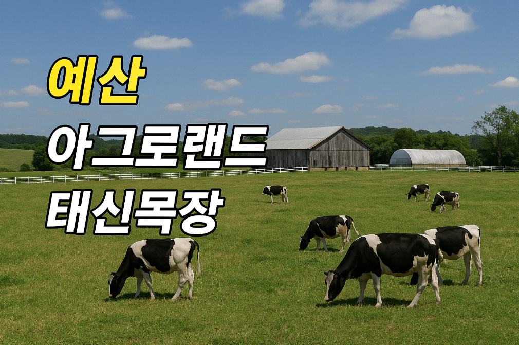 예산 아그로랜드 태신목장 체험 후기, 이곳만 알면 끝!
