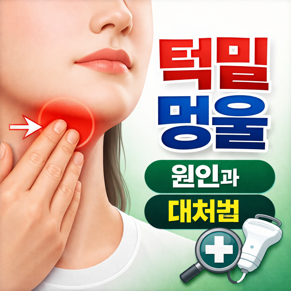 턱밑 멍울