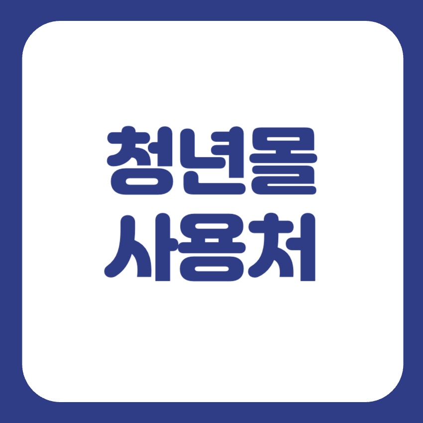 청년복지포인트몰 사이트 사용처