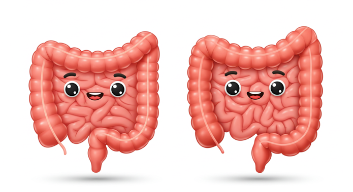 상행결장 → 횡행결장 → 하행결장 → S자결장 → 직장 순서로 구성