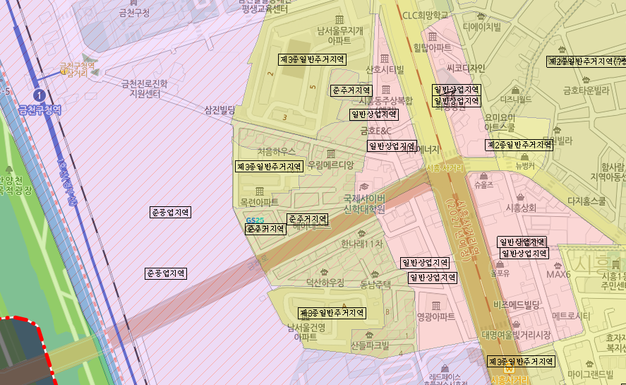금천구 상업지역