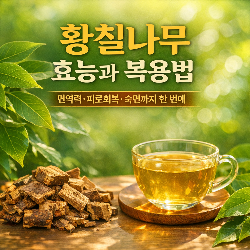 황칠나무 효능 총정리 면역력·혈액순환에 좋은 이유와 복용법