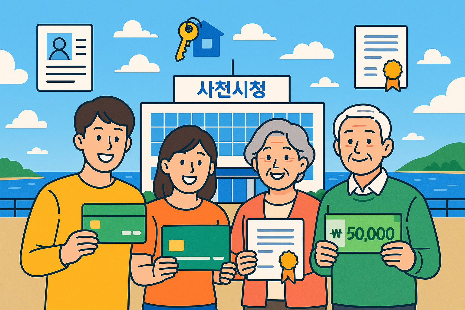 2025년 7월 경상남도 사천시 지원금 총정리 : 청년·월세·자격증·일자리 혜택