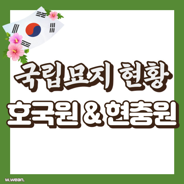 국립묘지 현황 - 썸네일