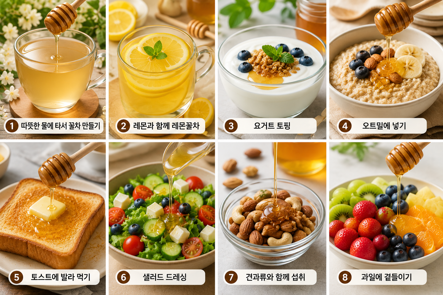 아카시아꿀 맛있게 먹는법