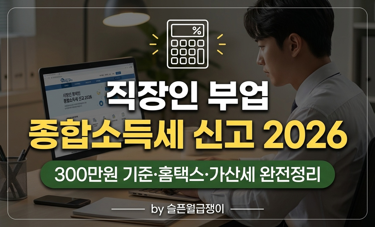 직장인 부업 세금 신고 썸네일