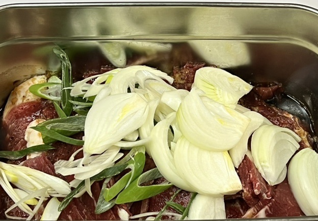 양파대파 넣은 불고기