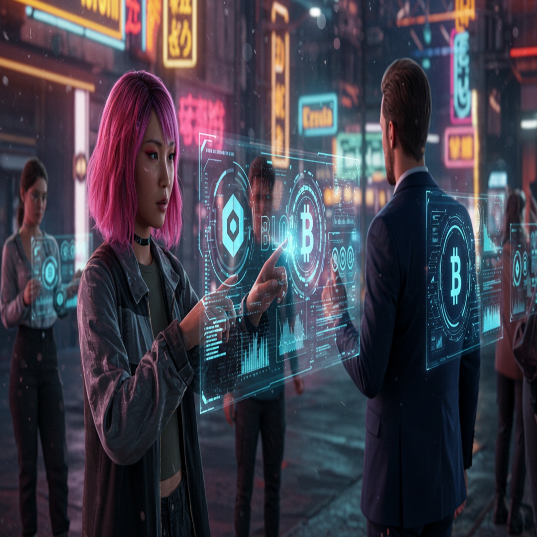 블록체인 관련 사진