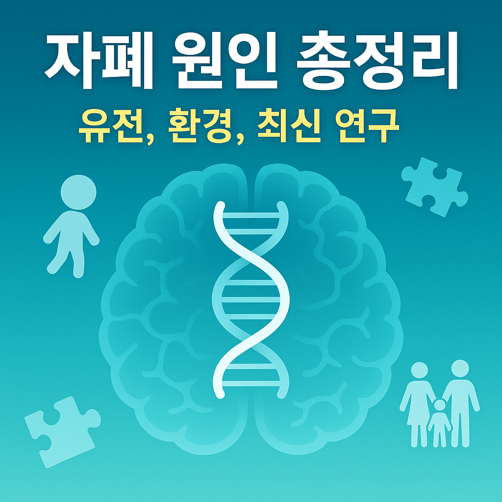 자폐스펙트럼의 원인을 유전, 환경, 최신 연구로 나누어 설명하였습니다.
