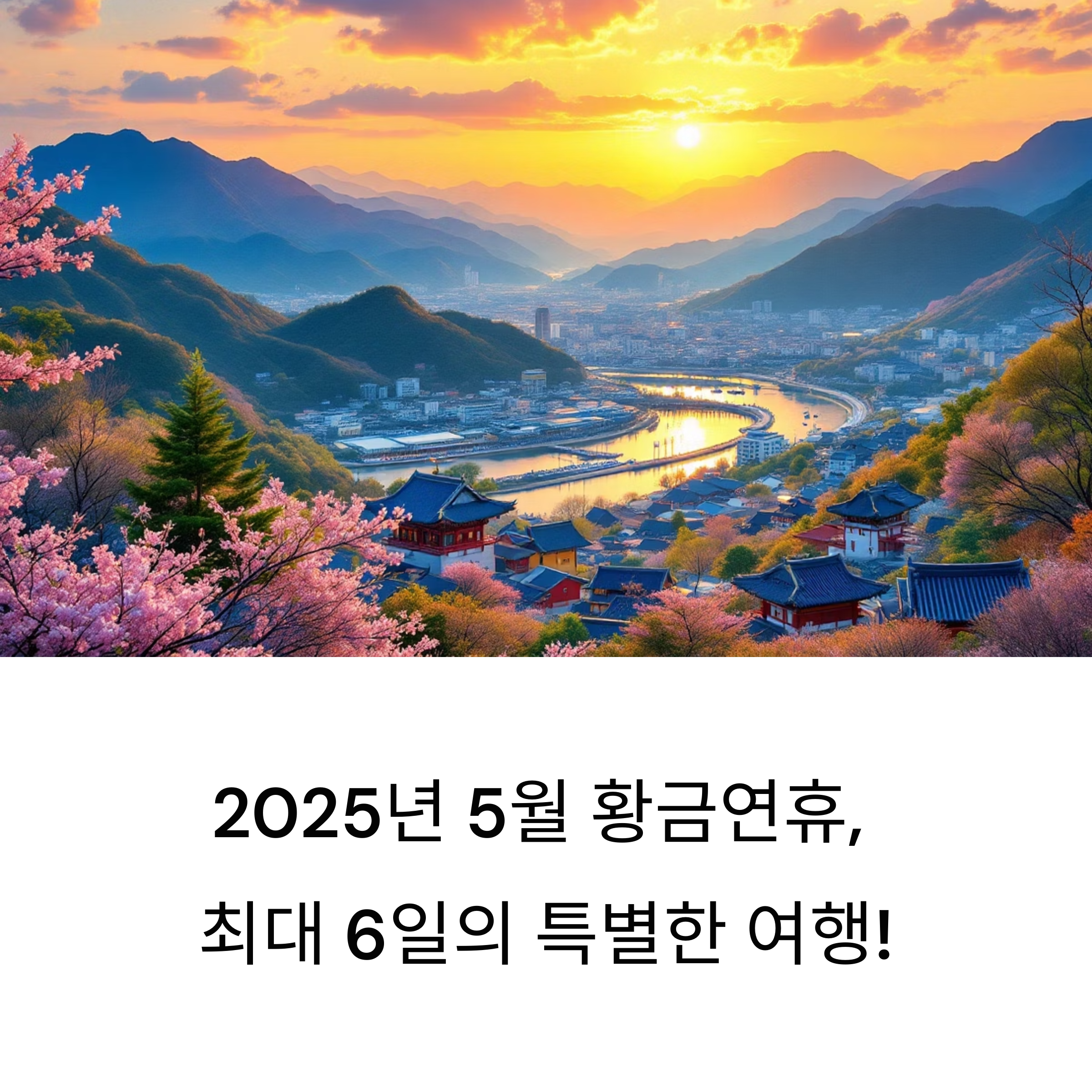 국내여행, 황금연휴, 5월여행, 국내여행추천, 가성비여행, 봄꽃여행