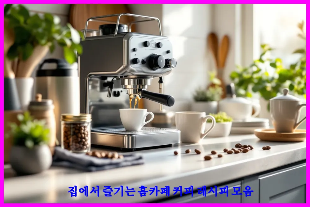 집에서 즐기는 홈카페 커피 레시피 모음