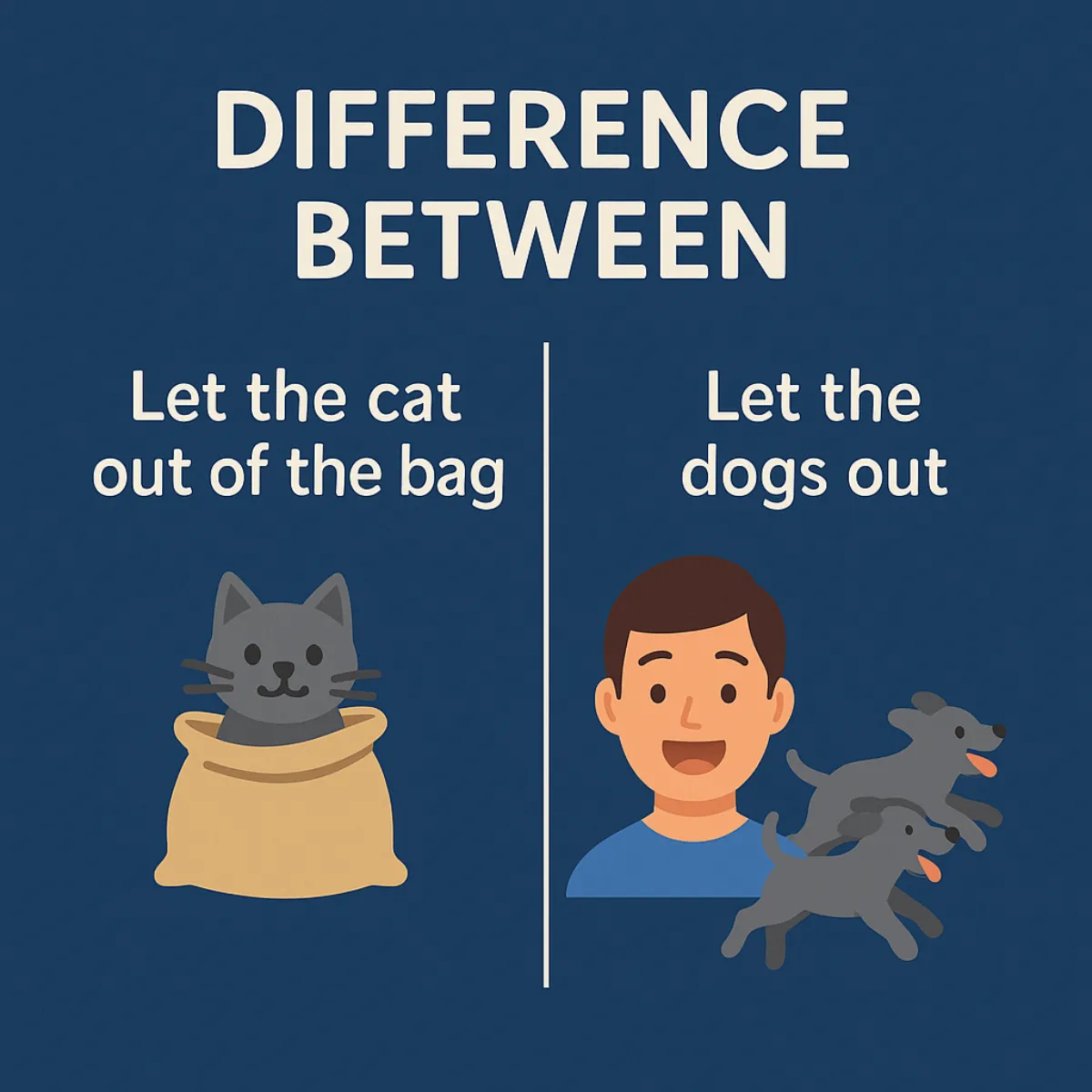 Let the dogs out 과의 차이점? 이미지