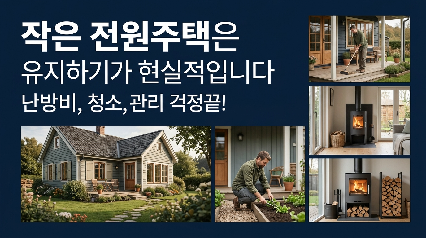 작을수록 유지하기가 현실적이 됩니다.