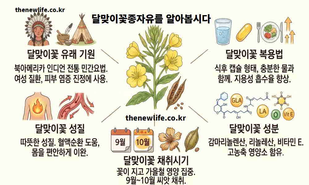 달맞이꽃종자유 효능 기본정보