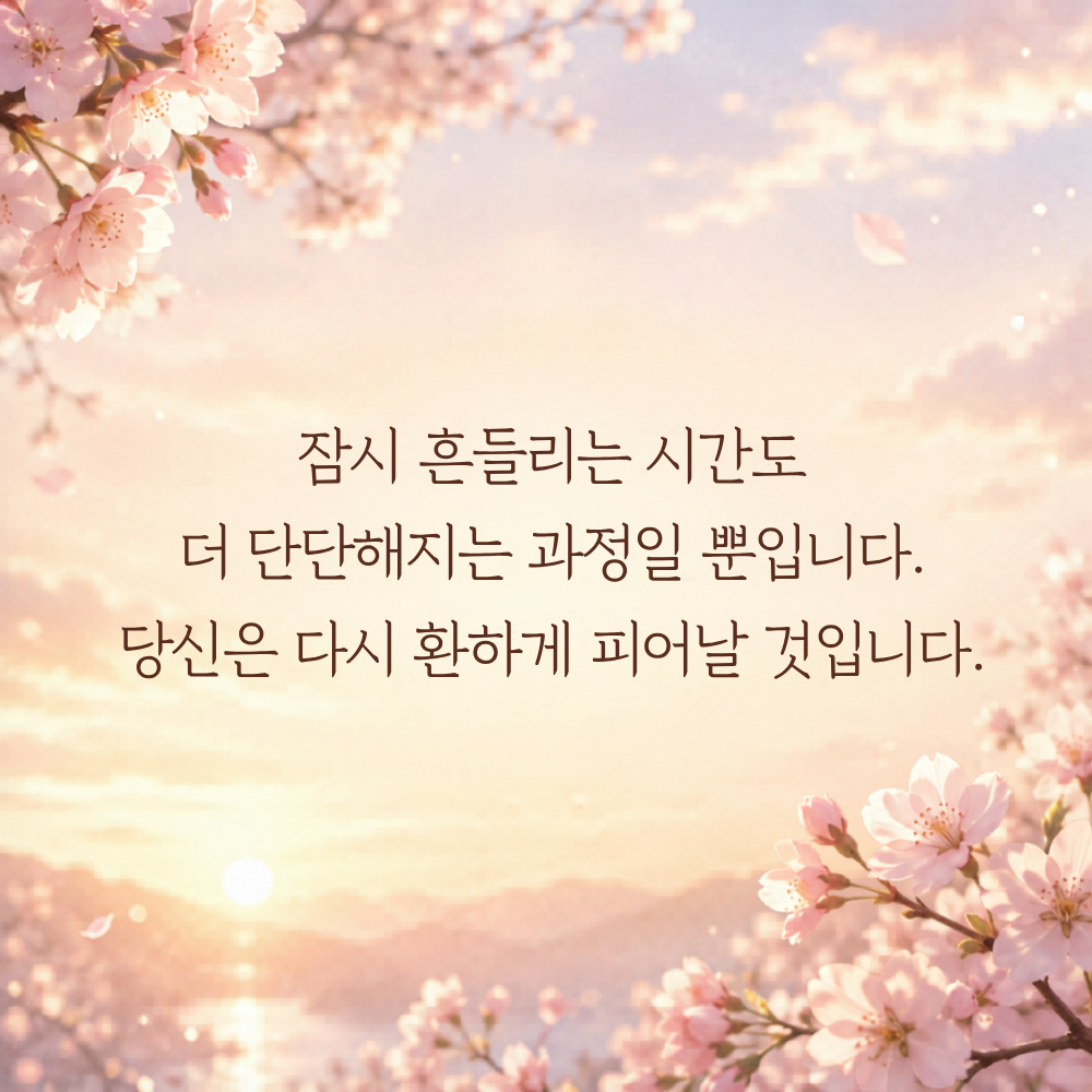 마음의 위로가 되는 글 힘이 되는 글귀 문구 이미지 모음