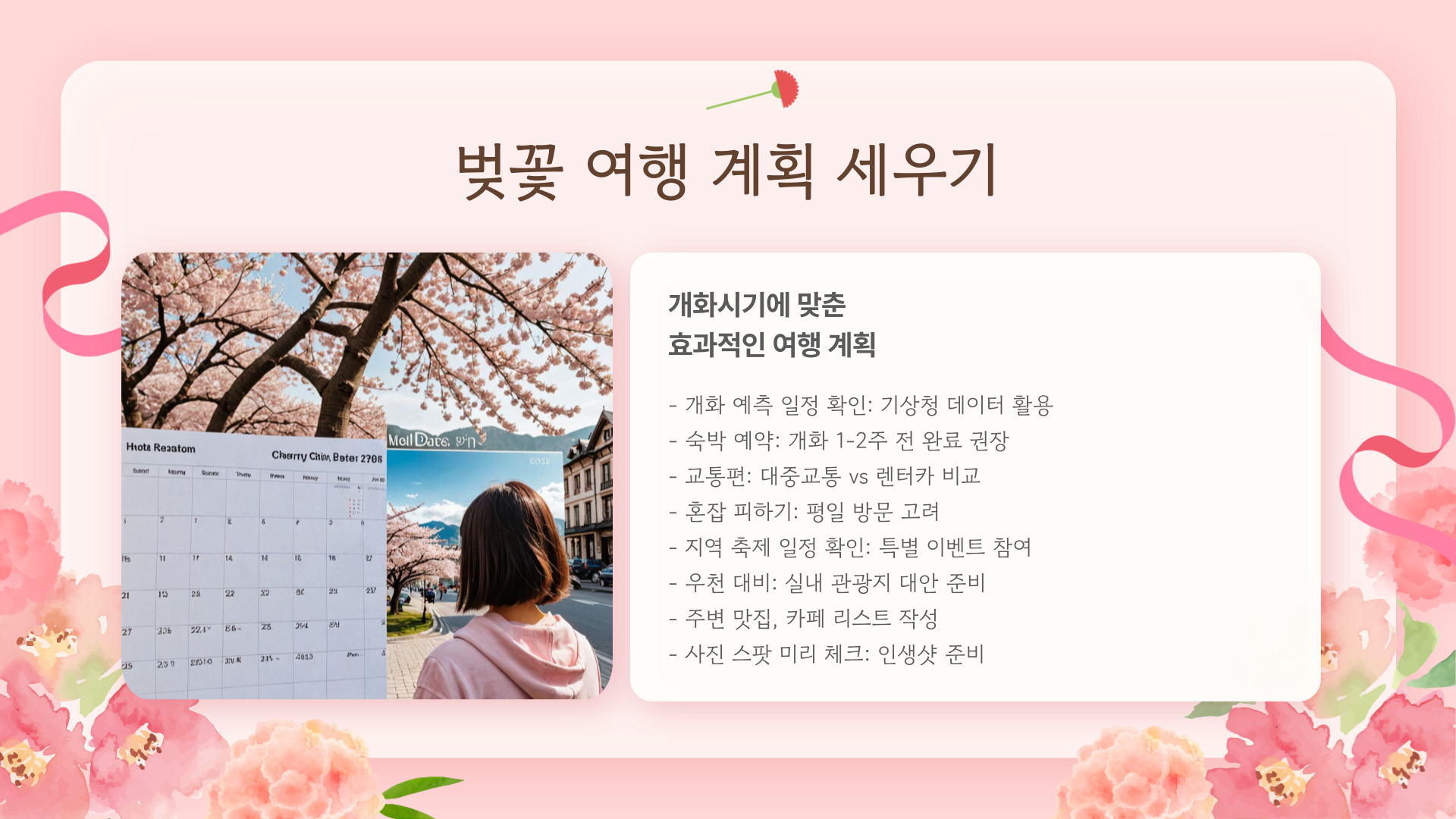 2025년 벚꽃 개화시기