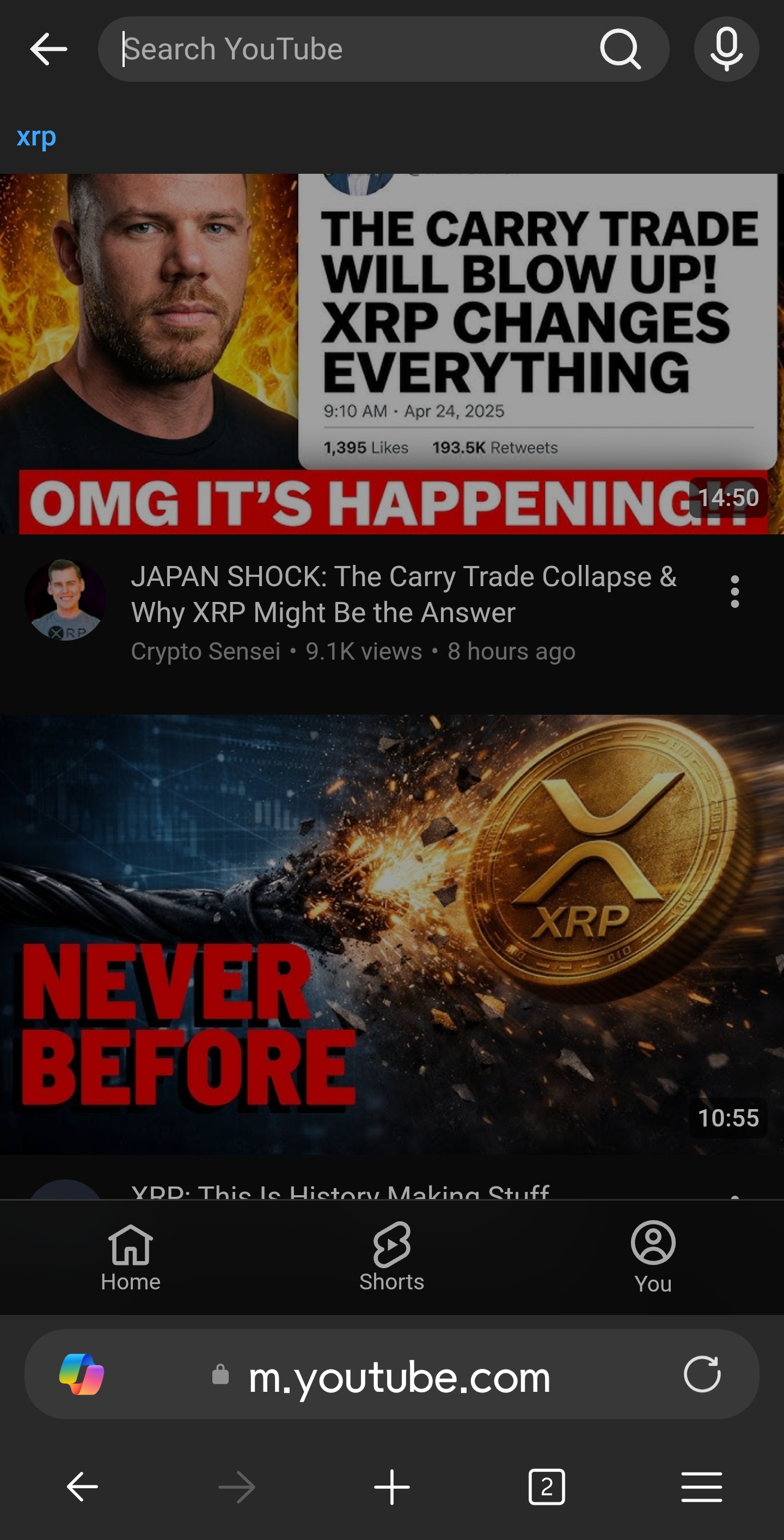 Access YouTube via Copilot Browser to block ads and summarize YouTube videos