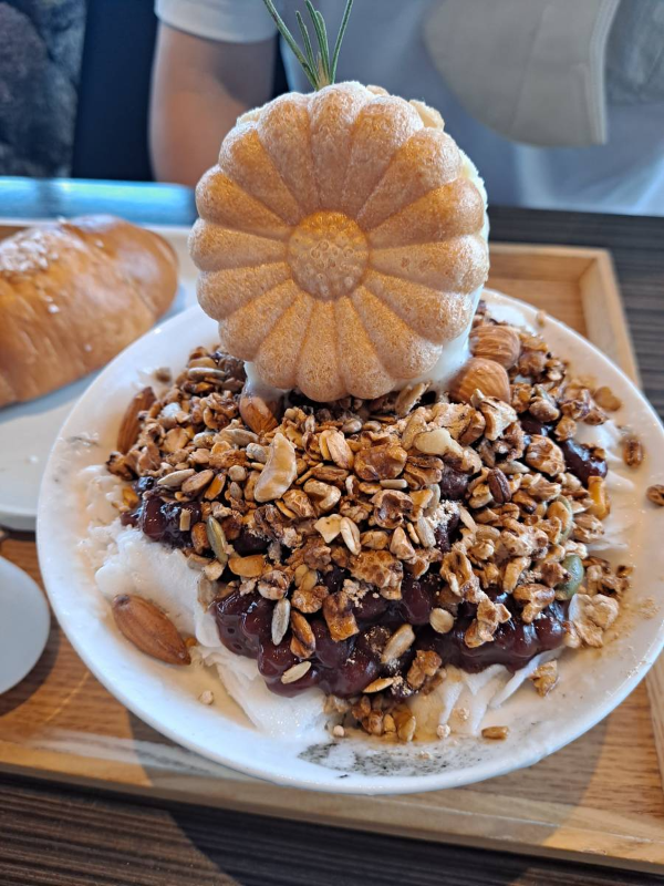 모나카 팥빙수 비주얼