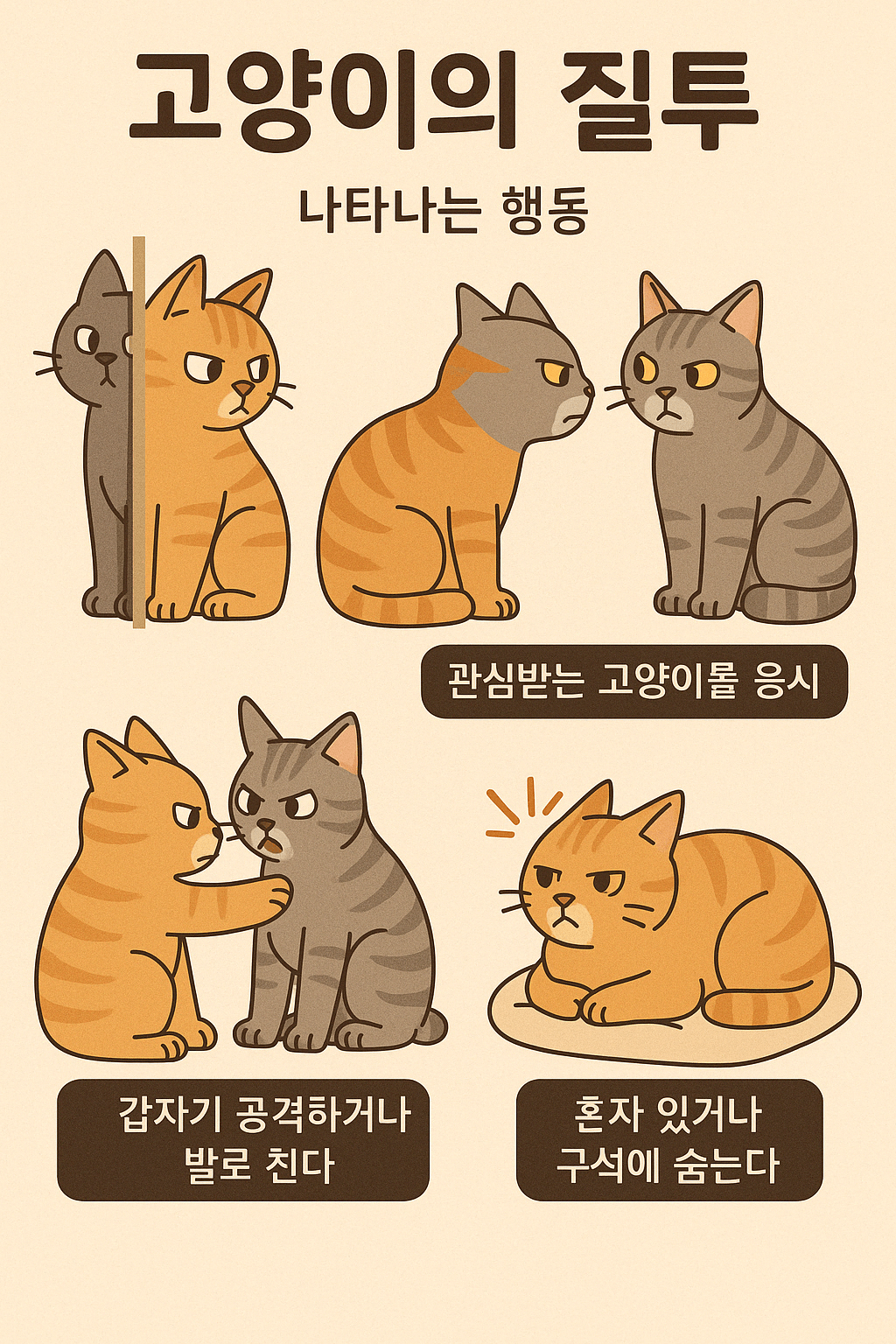 고양이의 질투