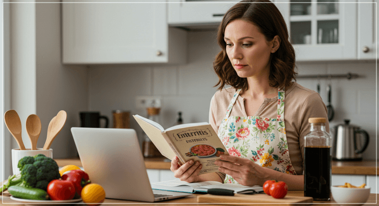 장염에 좋은 차 찾아보는 주부