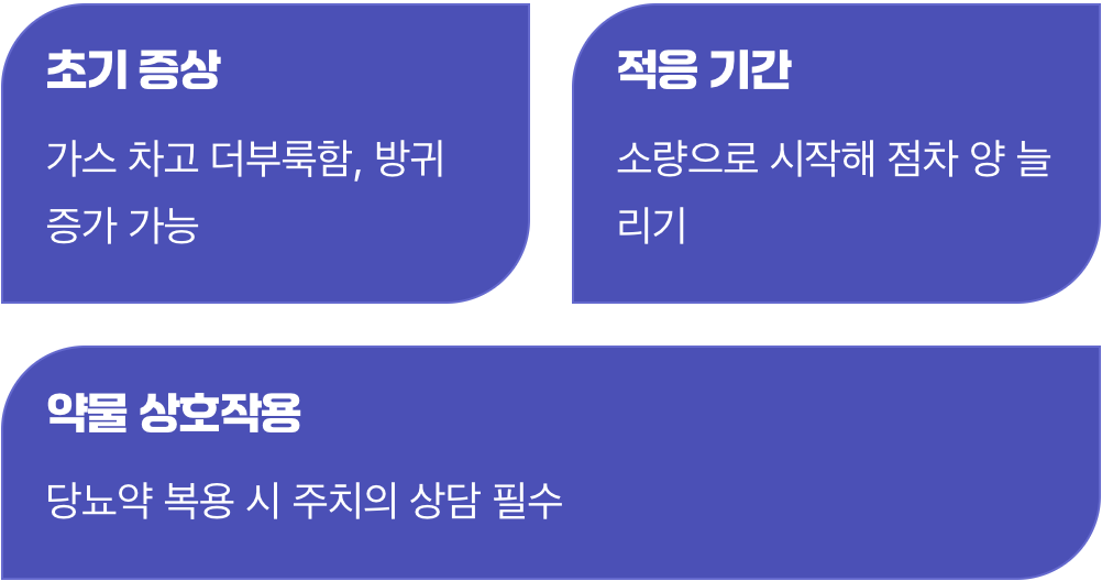 이것만은 알고 드세요! (섭취 시 주의점)