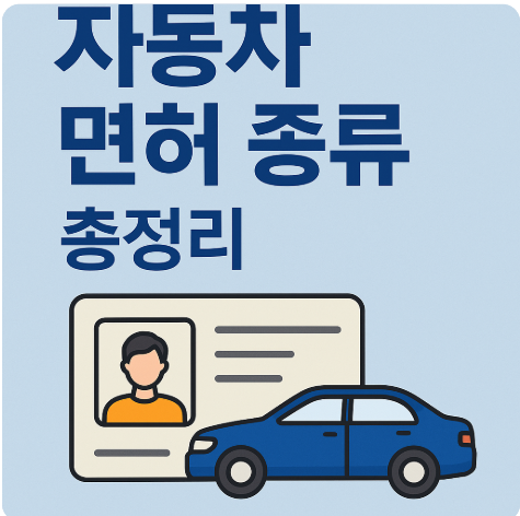 자동차 면허 종류