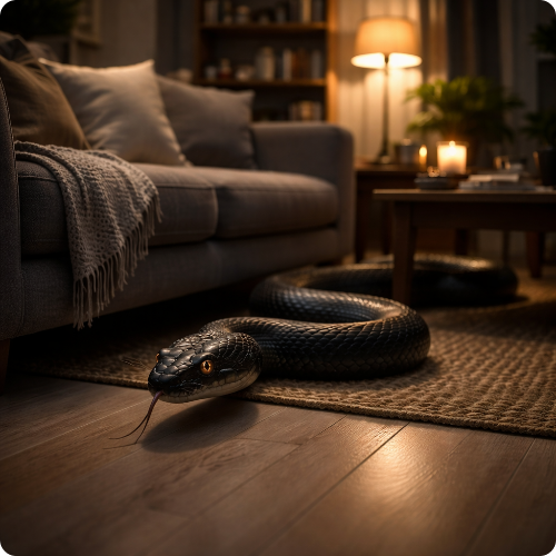 검은 뱀 꿈 해몽