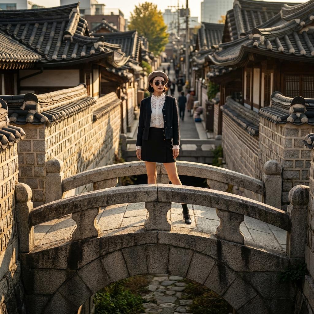 드라마 속 주인공처럼 나오는 홍예교 촬영 각도 노하우