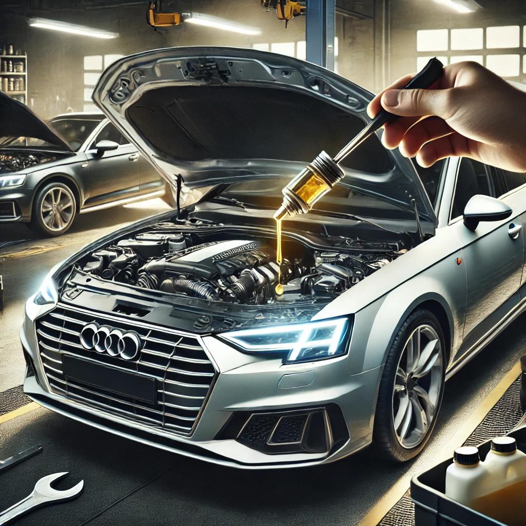 아우디 a4 엔진오일 량