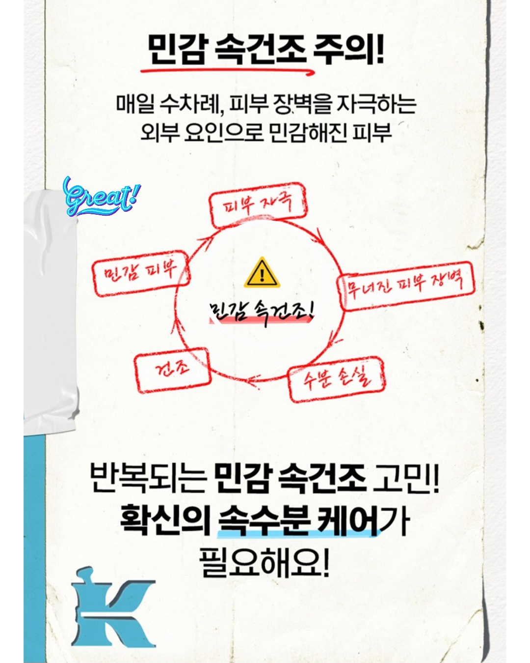 민감·손상 피부 체크리스트