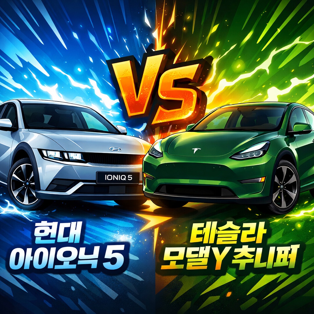 현대 아이오닉 5 vs 테슬라 모델 Y 주니퍼