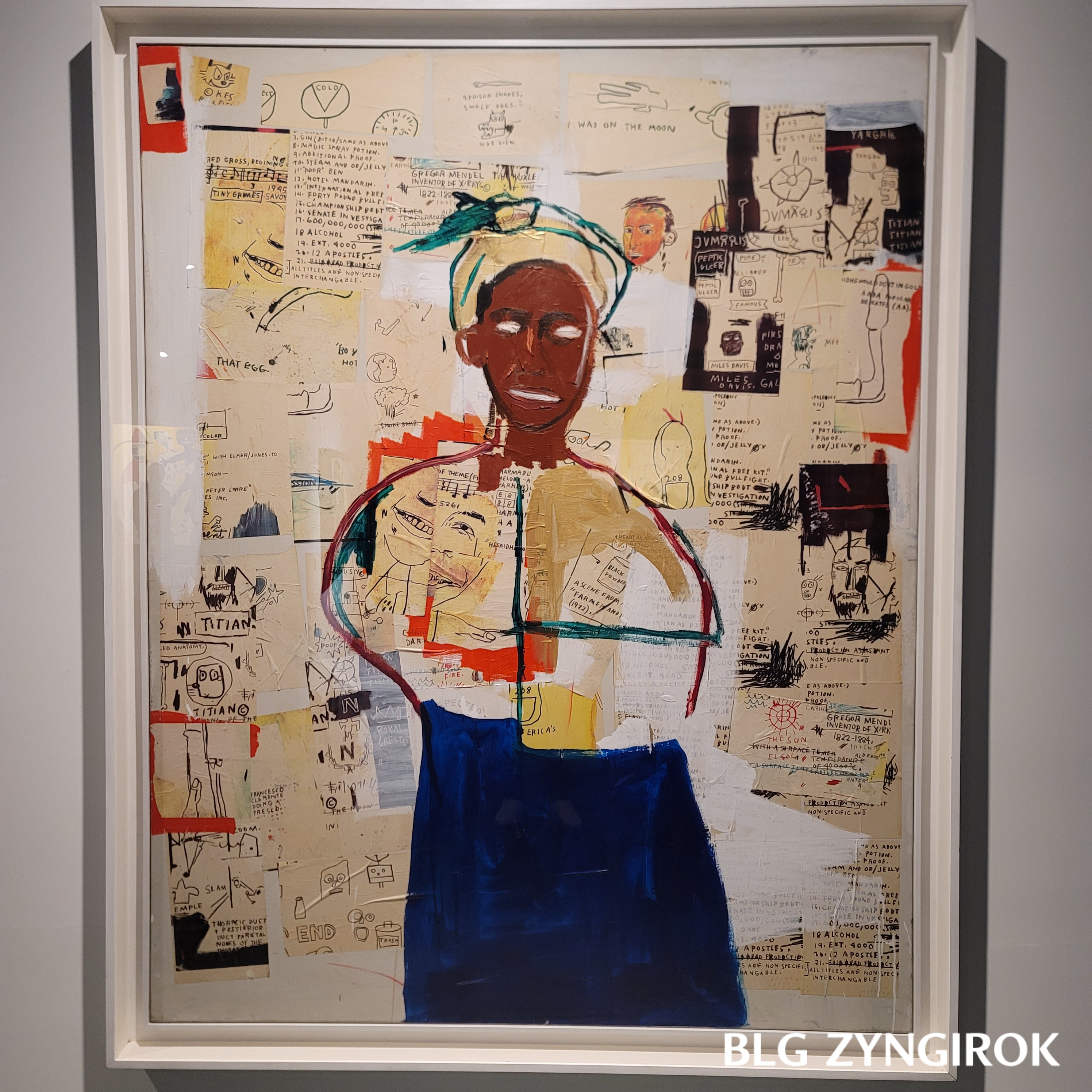 장미셀 바스키아 - 과거와 미래를 잇는 상징적 기호들