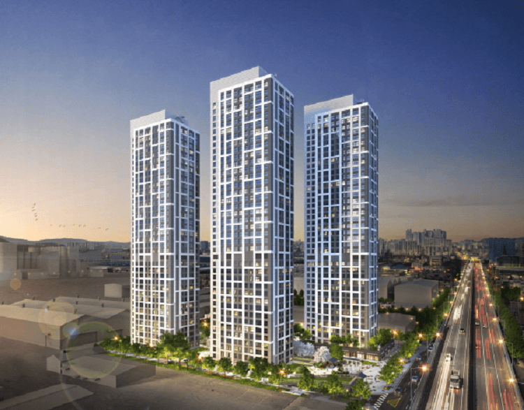 e 편한세상 시티 항동 마리나 조감도