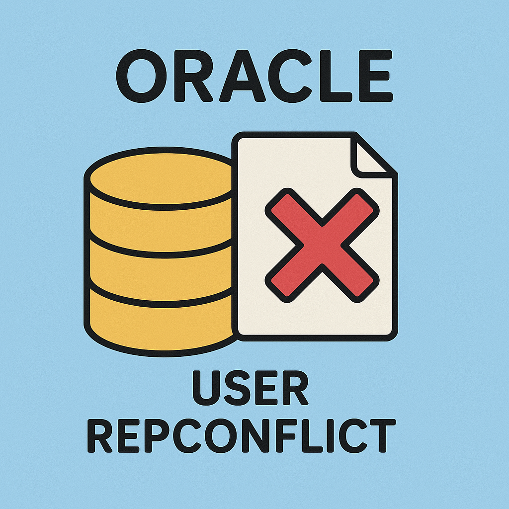 USER_REPCONFLICT 완전 정복 : 고급 복제 충돌 감지 및 해결 전략