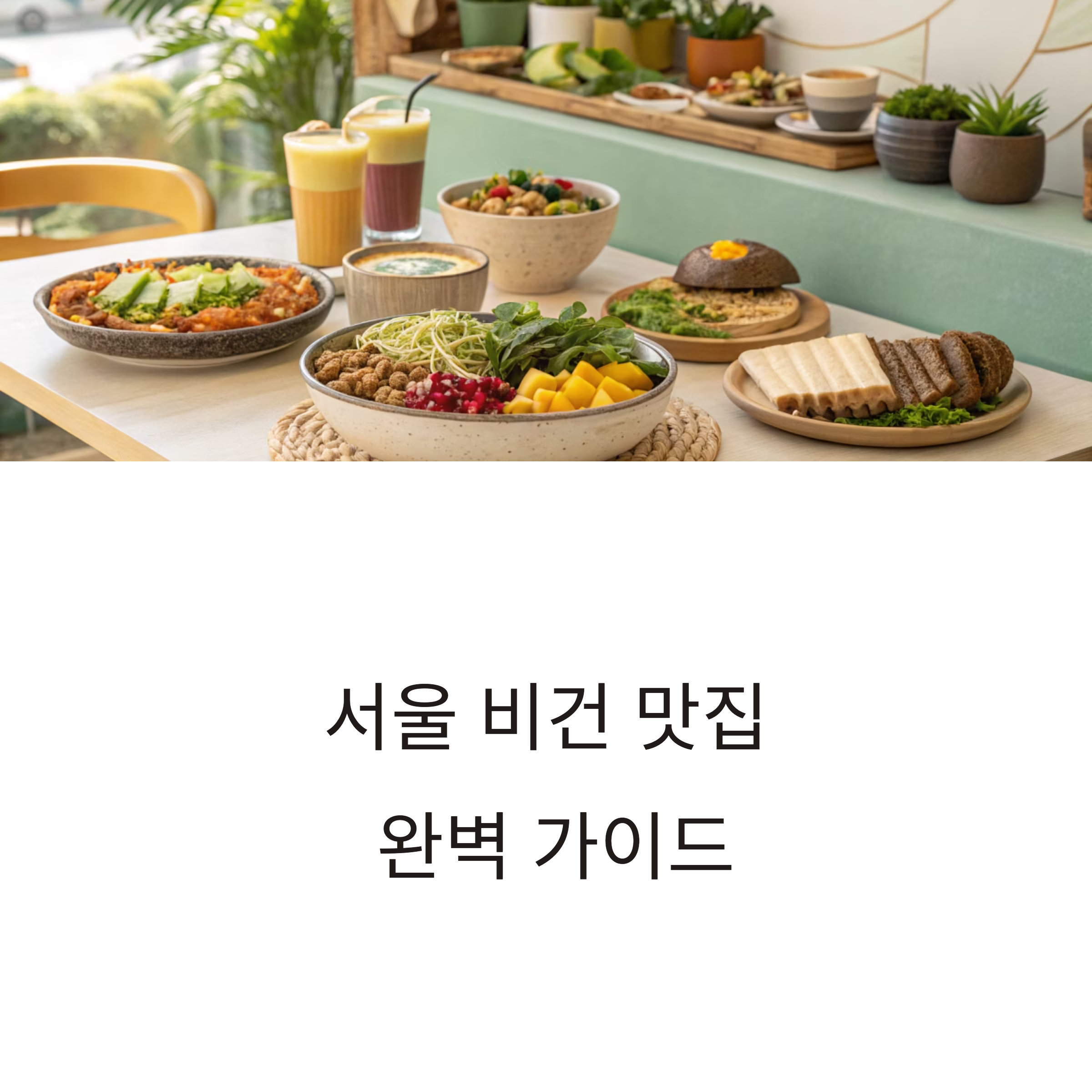 채식주의자를 위한 서울 비건 맛집