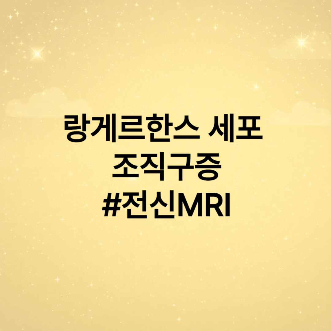 랑게르한스 전신MRI