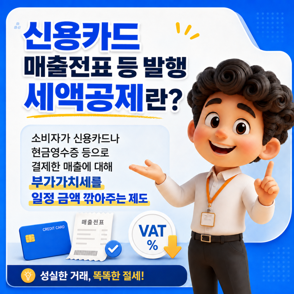 신용카드 매출전표 등 발행 세액공제