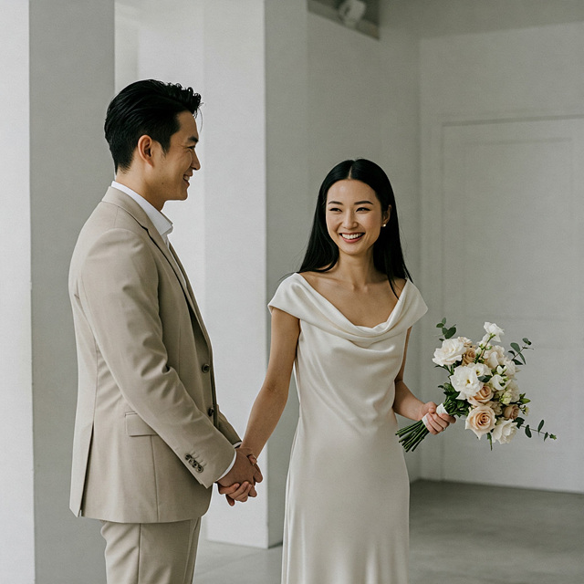 마이크로웨딩의 신랑신부