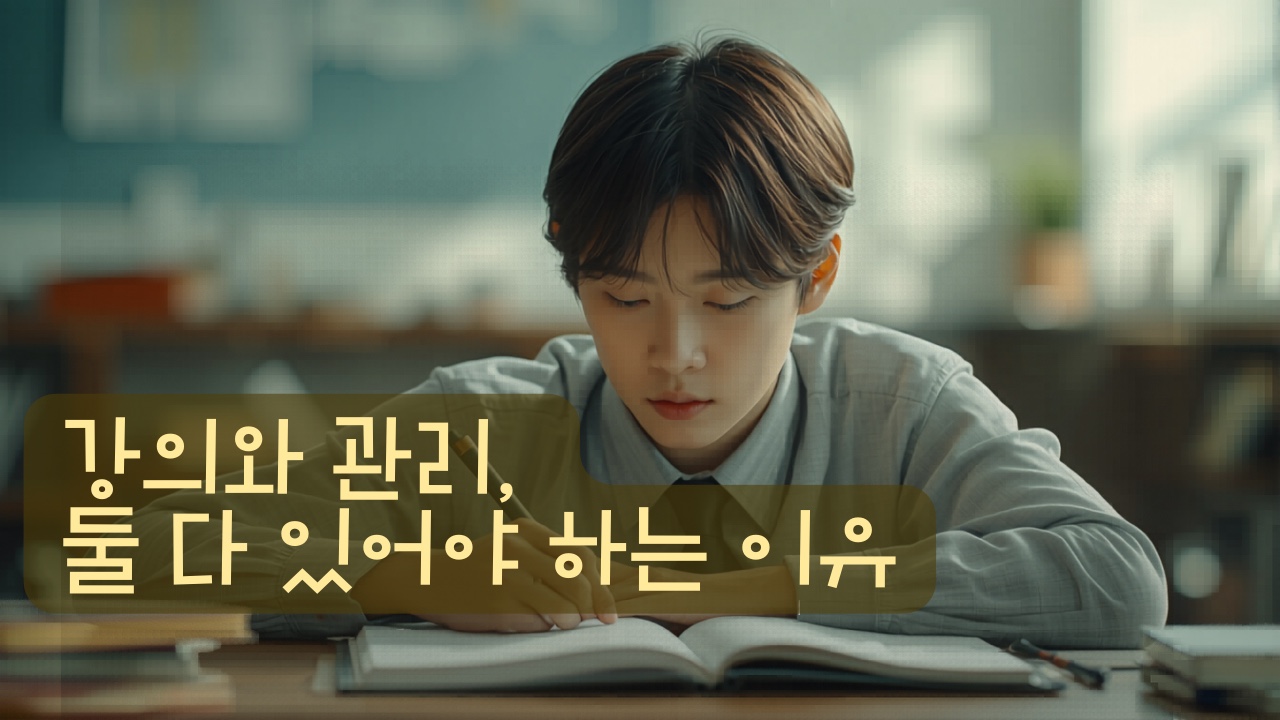 강의와 관리, 둘 다 있어야 하는 이유