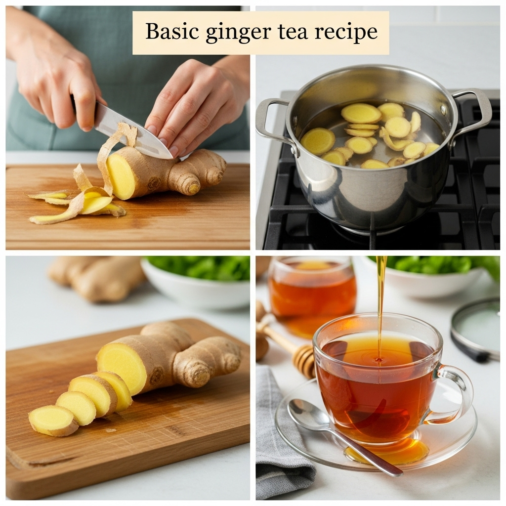 생강차 만드는 기본 레시피
