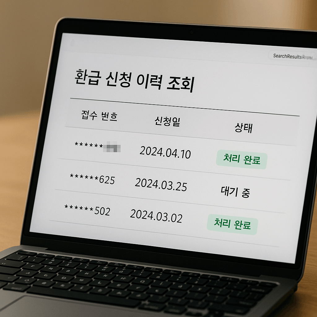 2025 출국납부금 환급 신청 방법 3단계 총정리