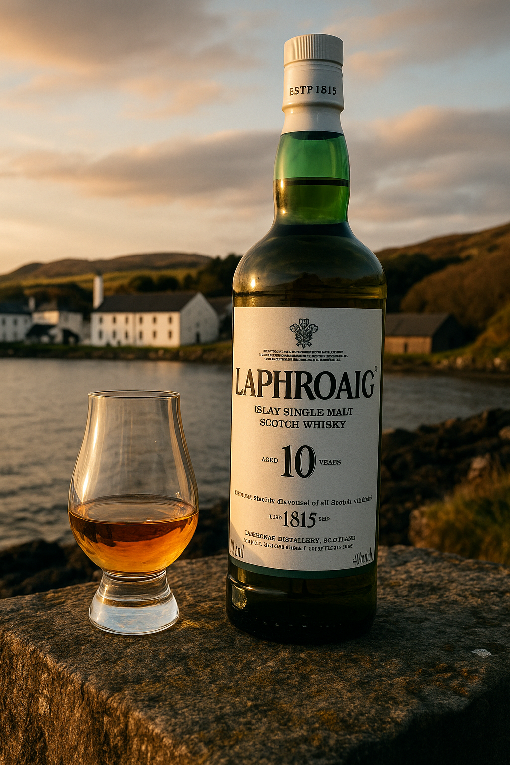 스코틀랜드 아일라섬 라프로익 증류소 위스키