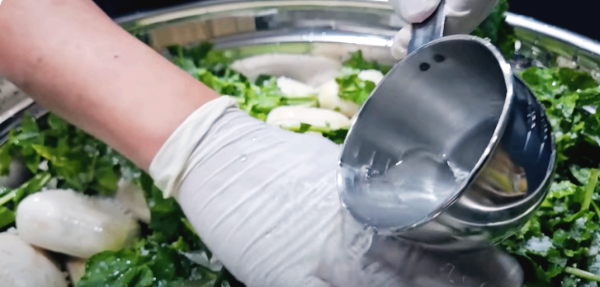 물로희석해서넣어