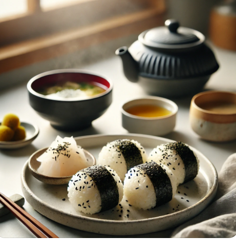 음식 주먹밥 사진