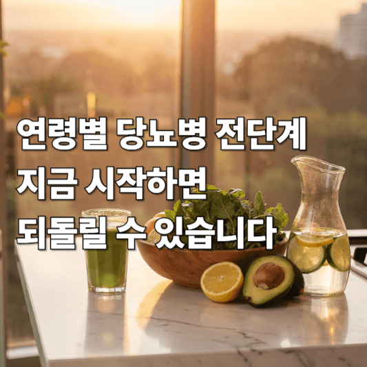 연령별 당뇨병 전 단계, 지금 시작하면 되돌릴 수 있습니다