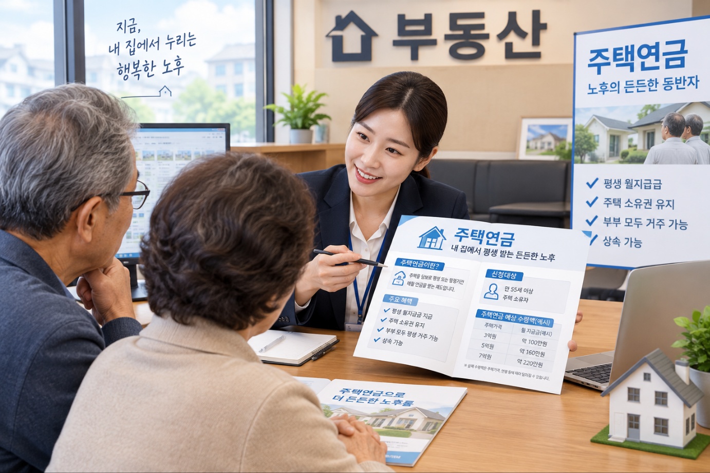부동산에서 주택연금 설면중
