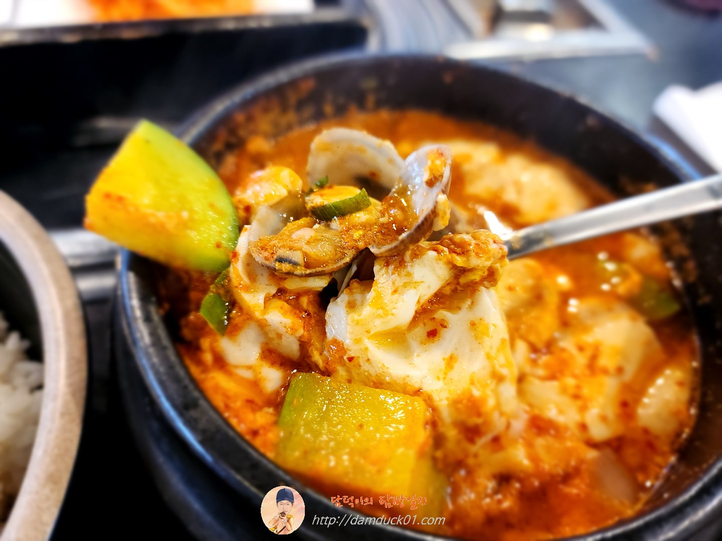 바지락 순두부찌개