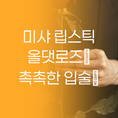 미샤 데어 루즈 올댓로즈 립스틱 할인..