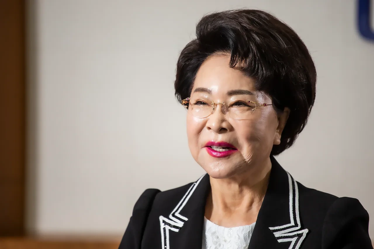 이길여 총장 동창회 사진