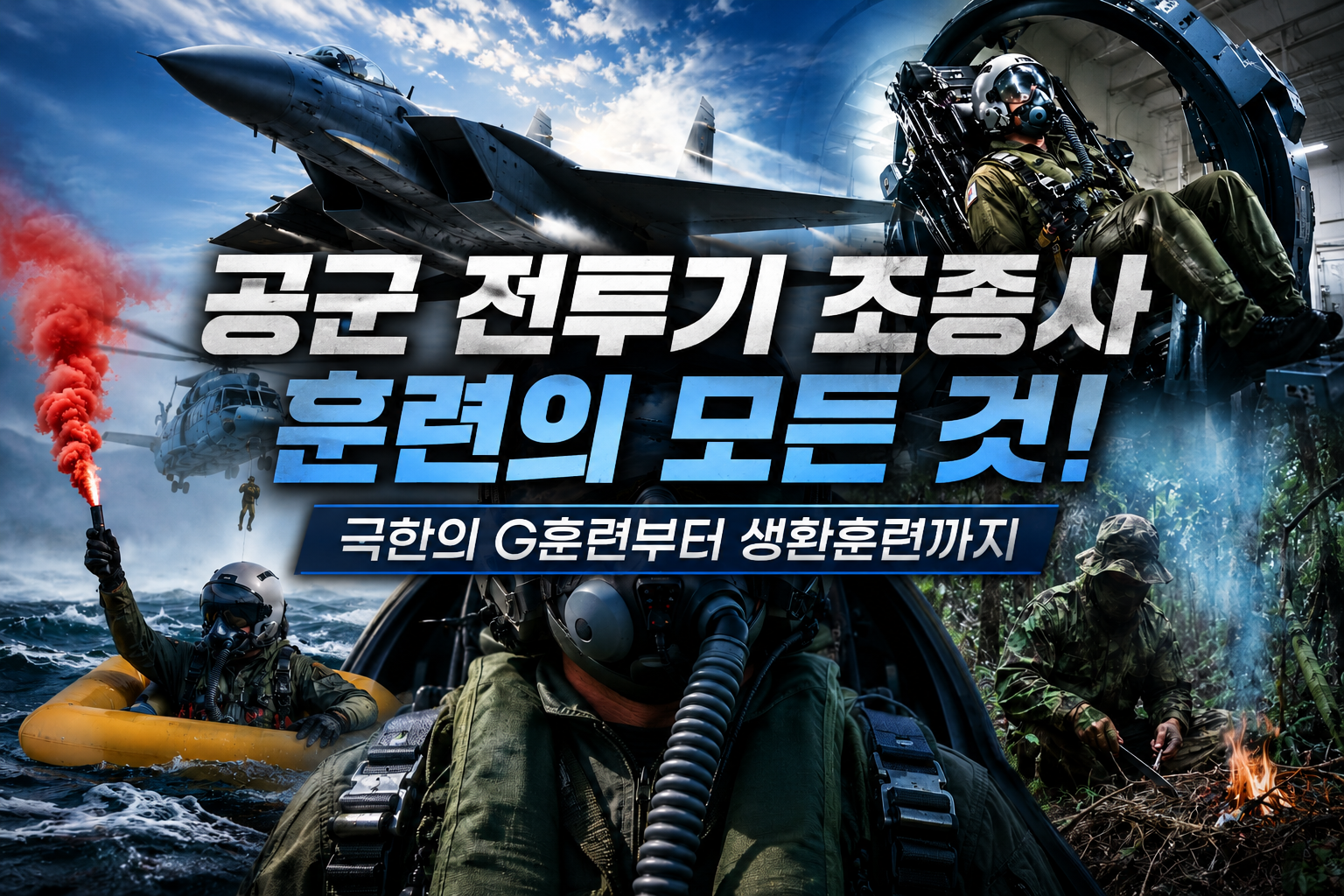 공군 전투기 조종사 훈련의 모든 것! 극한의 G훈련부터 생환훈련까지 관련 사진